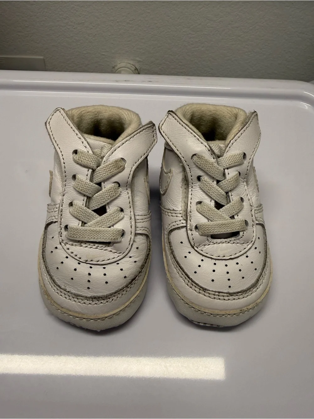 Nike Baby Leather Velcro Sneakers